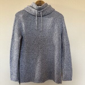 Athleta Women's Grey Cowl Neck Work Out Yoga Sweater Size XS